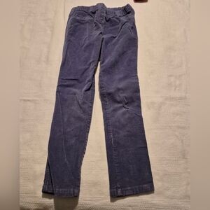 Mini Boden girls size 9 years pull on blue stretch cords, knee holes